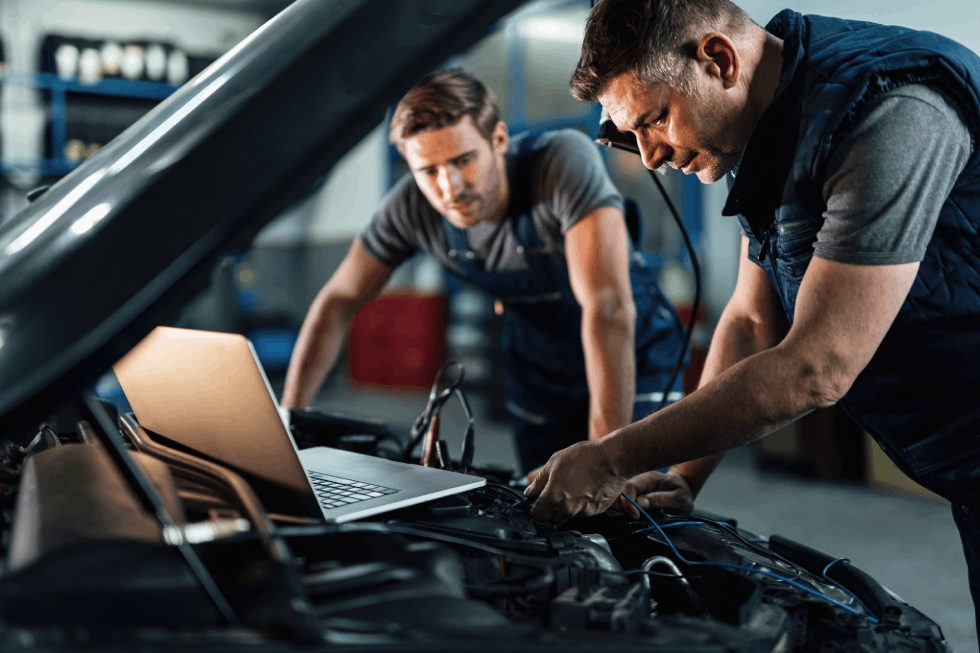 Serwis samochodu elektrycznego